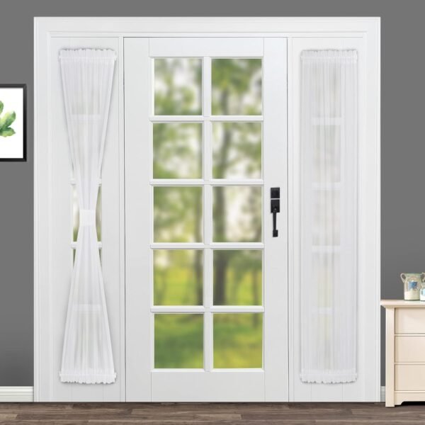 Misty Woodland Door Panel for Doorways and Closets, Decorative Nature Door Cover, 34 x 80 Inch