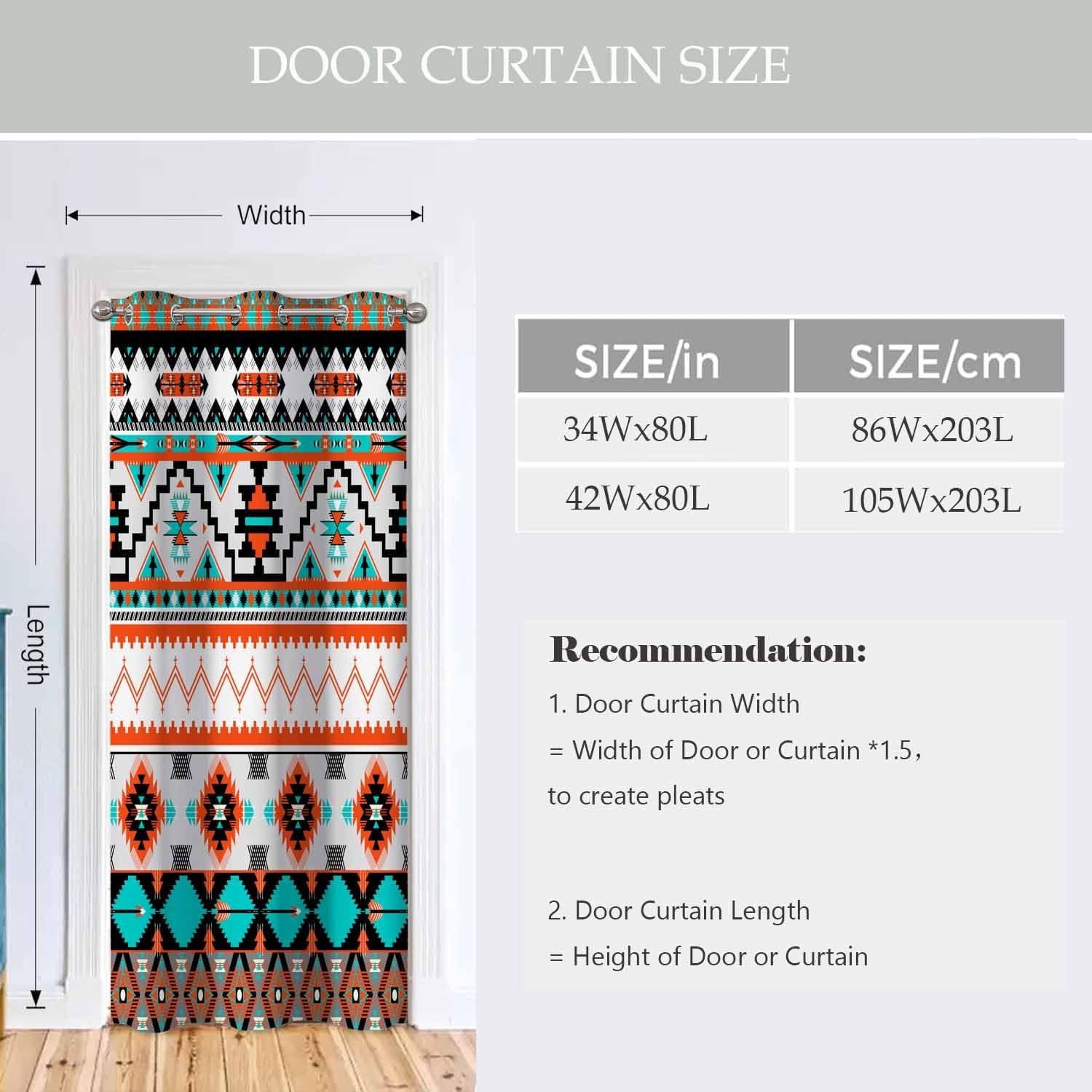 Voile French Door Panels with Tiebacks, Light Filtering Privacy Door Covers for Entryways, Set of 2 - Image 2