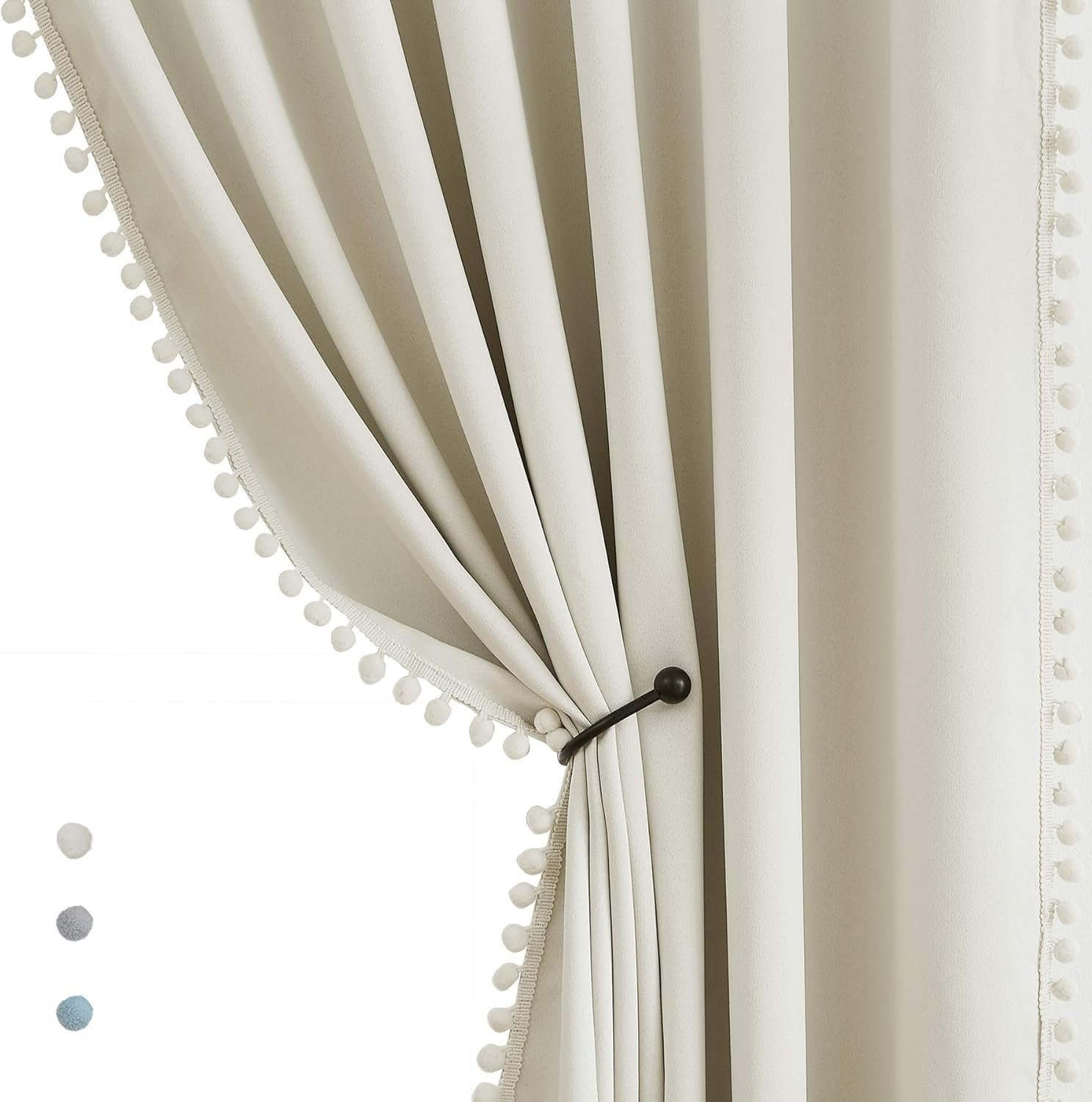 Magnetic Folding Door Panel for Bedrooms, Closets and Interior Doorways, Full Blackout Privacy Divider, 42 x 78 Inch - Image 2