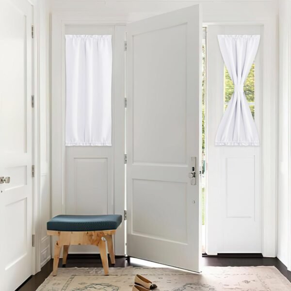 Thermal Insulated Blackout Door Panels for Large Openings and Sliding Doors, 42 x 80 Inch Each, Set of 2
