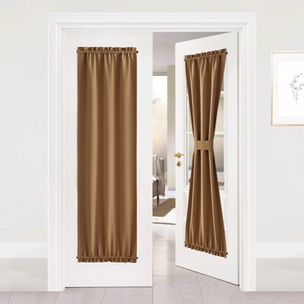 Geometric Pattern Door Panels for Living Room and Bedroom, 96 Inch Length, 2 Panels