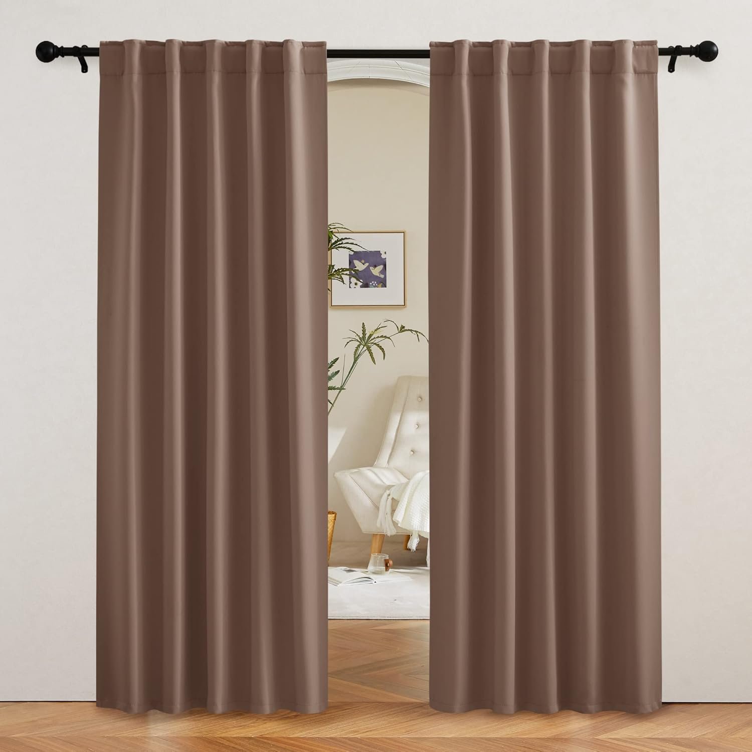 Thermal Blackout Door Panel for Glass Doors, Kitchen Openings and Patio Entryways, 25 x 72 Inch