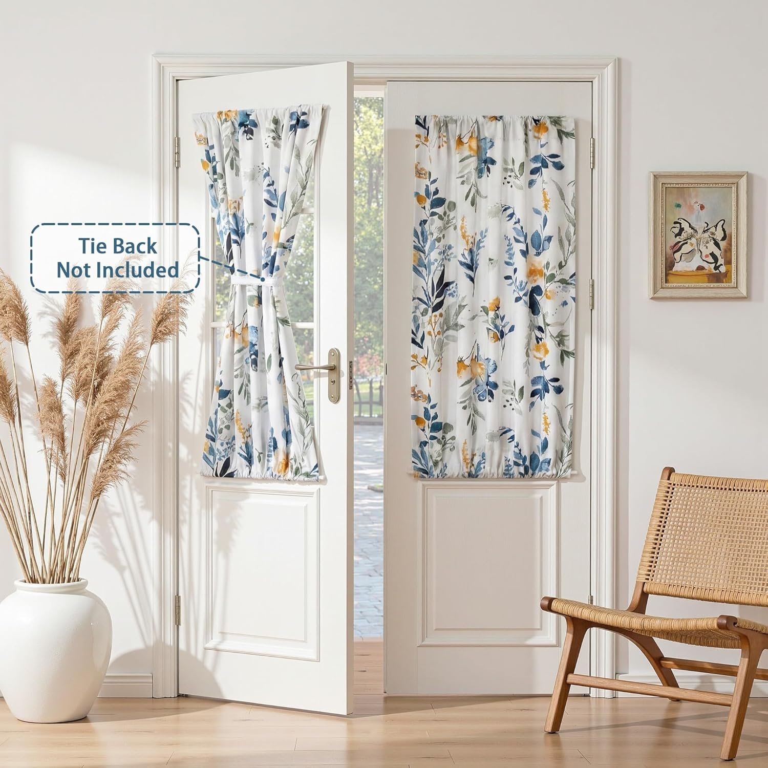 Custom Linen Door Panel, Decorative Door Hanging for Living Rooms, Bedrooms and Patio Areas - Image 2